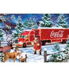 Puzzle Schmidt Caminhão de Natal da Coca Cola de 1000 Peças