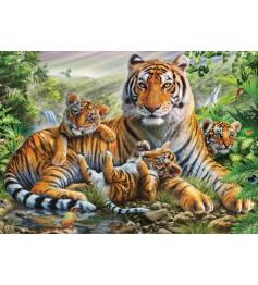Puzzle Schmidt O Tigre e seus Filhotes de 1000 Pzs