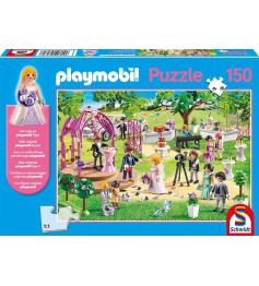 Puzzle Schmidt O Playmobil Casamento de 150 Peças