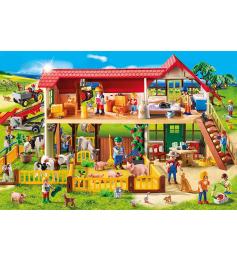 Puzzle Schmidt A Fazenda Playmobil de 100 Peças