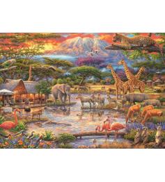 Puzzle Schmidt Paraíso sob o Kilimanjaro de 500 peças