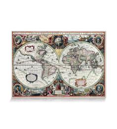 Puzzle Star Mapa Antigo de 1000 peças