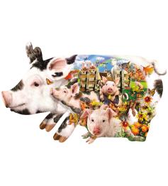 Puzzle SunsOut Pig Farm XXL 1.000 peças