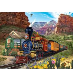 Puzzle SunsOut Train cruzando o Canyon XXL de 1000 Pzs