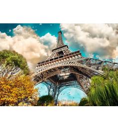 Puzzle Trefl Torre Eiffel Em Paris, França de 1000 Peças