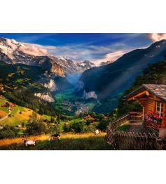 Puzzle Trefl Vale De Lauterbrunnen, Suíça de 1000 Peças