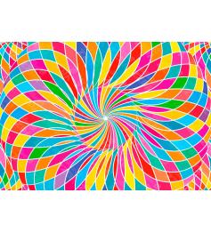 Puzzle Yazz Círculo Colorido de 1000 peças