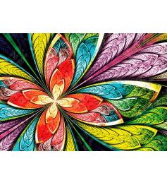 Puzzle Yazz Flor Colorida de 1000 peças
